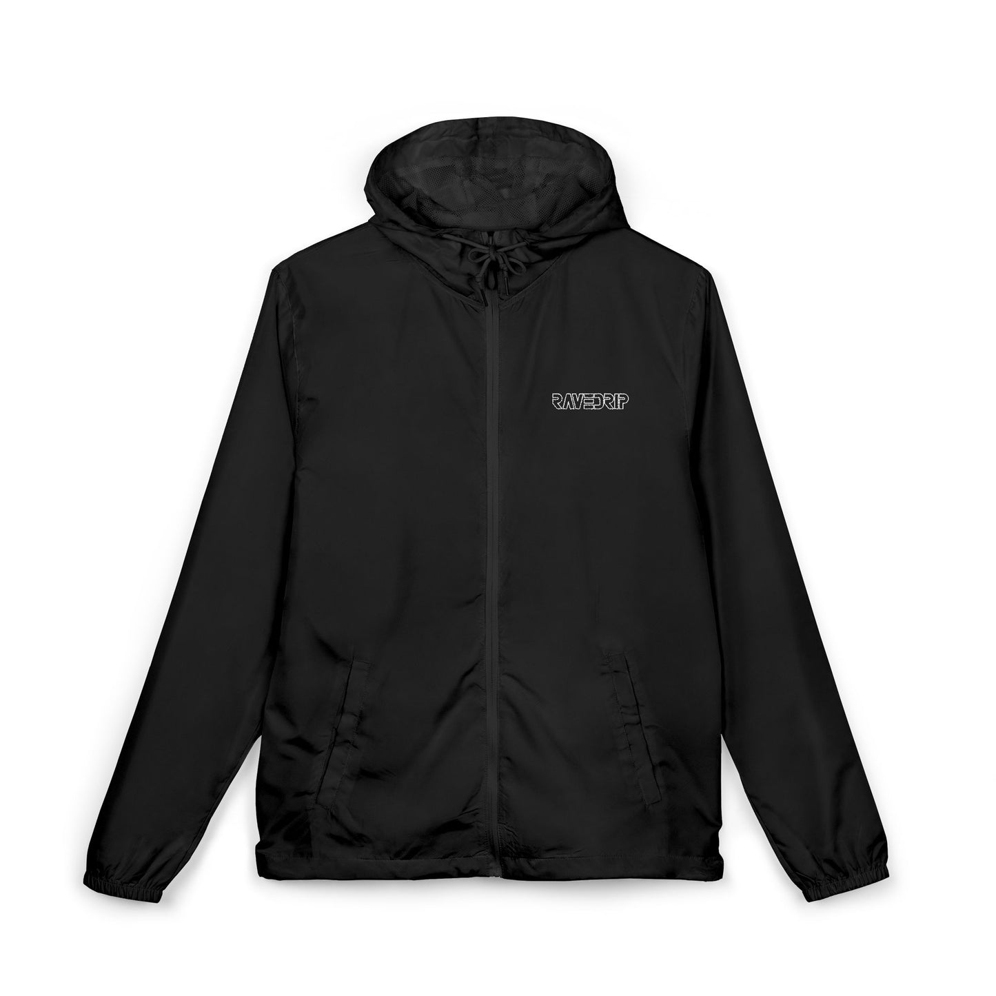 Rave Drip Men’s Full-Zip Windbreaker Jacket – Lightweight Streetwear Layer