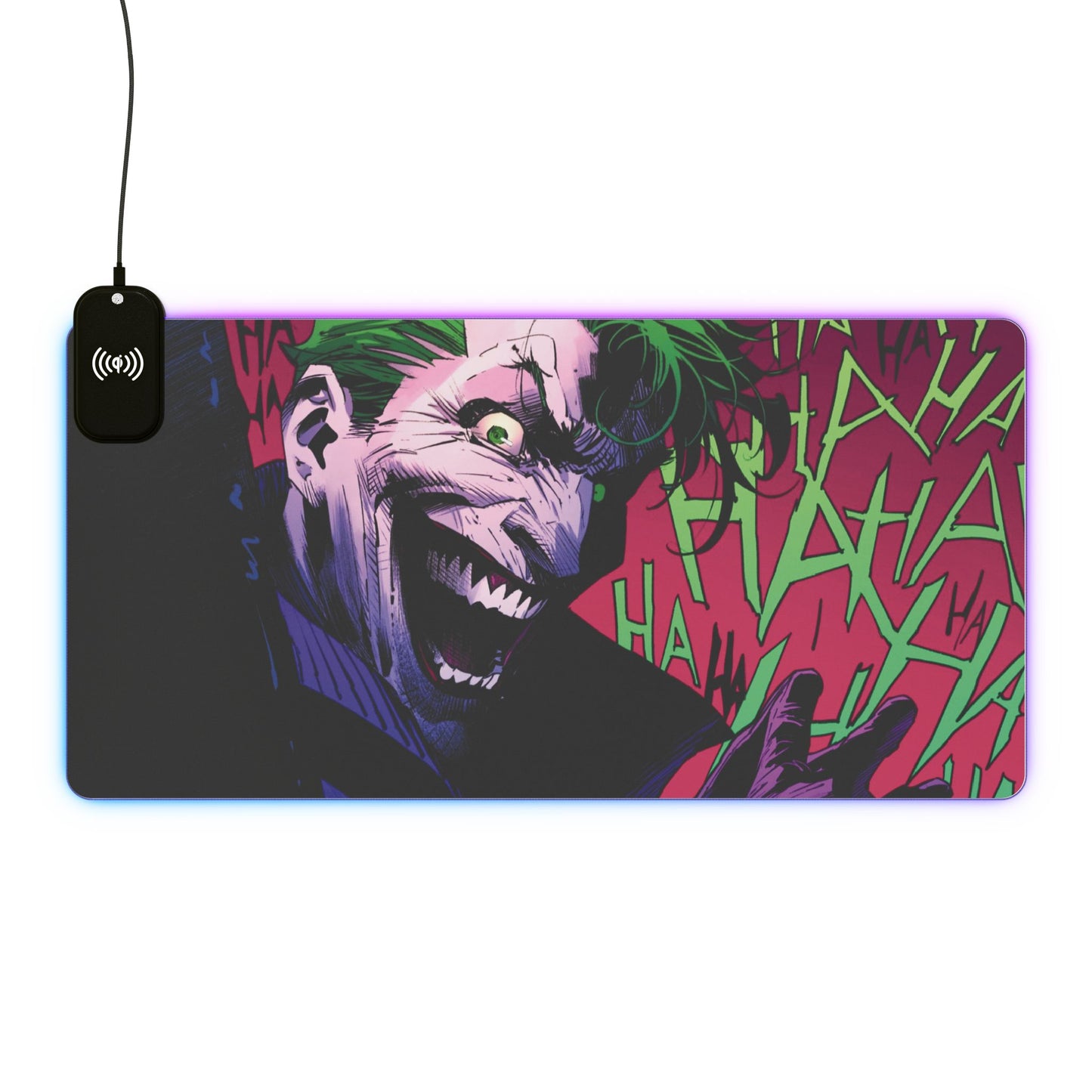Joker 15W Wireless Charging LED Gaming Mouse Pad