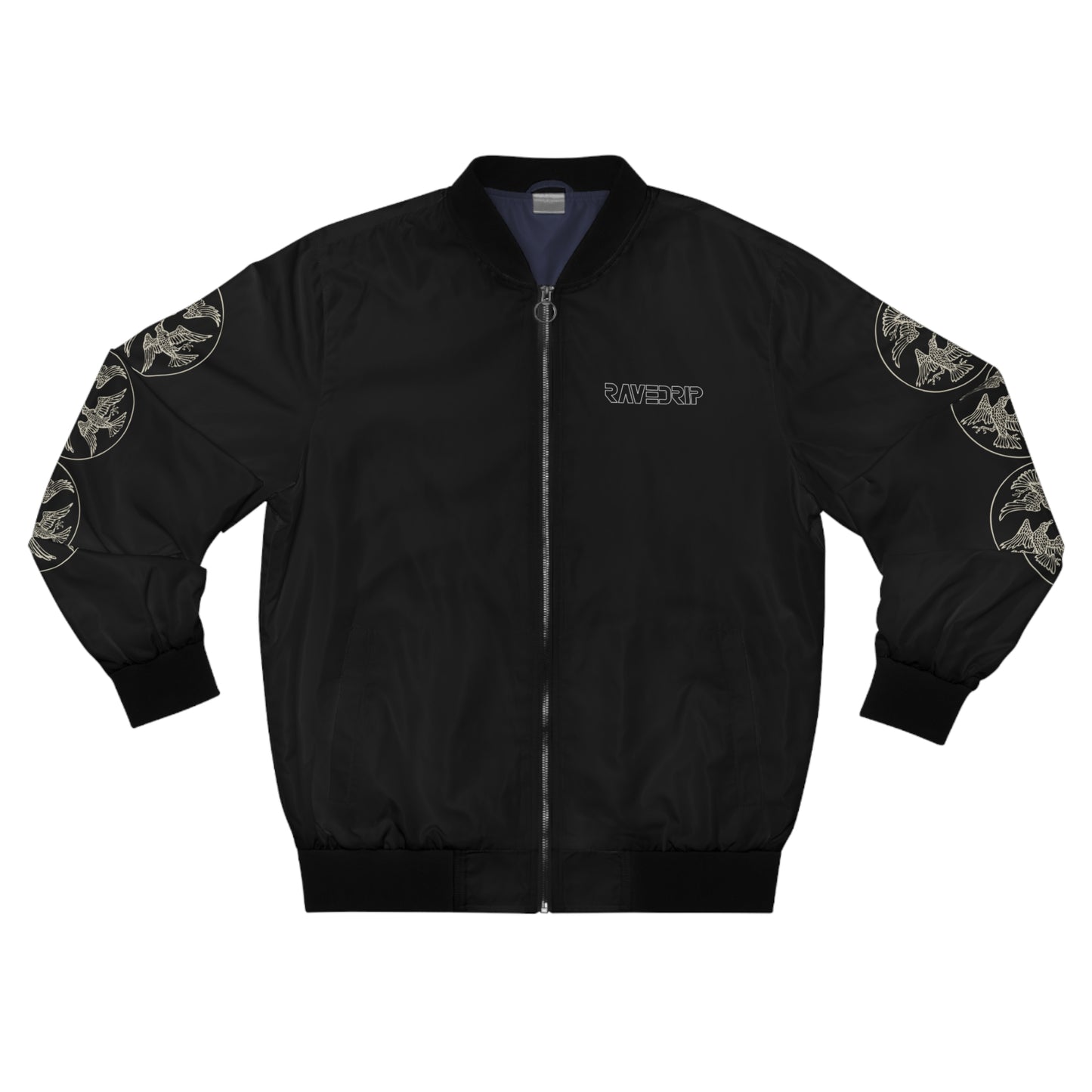 Graphic Bomber Jacket - 'Three Little Birds' Design