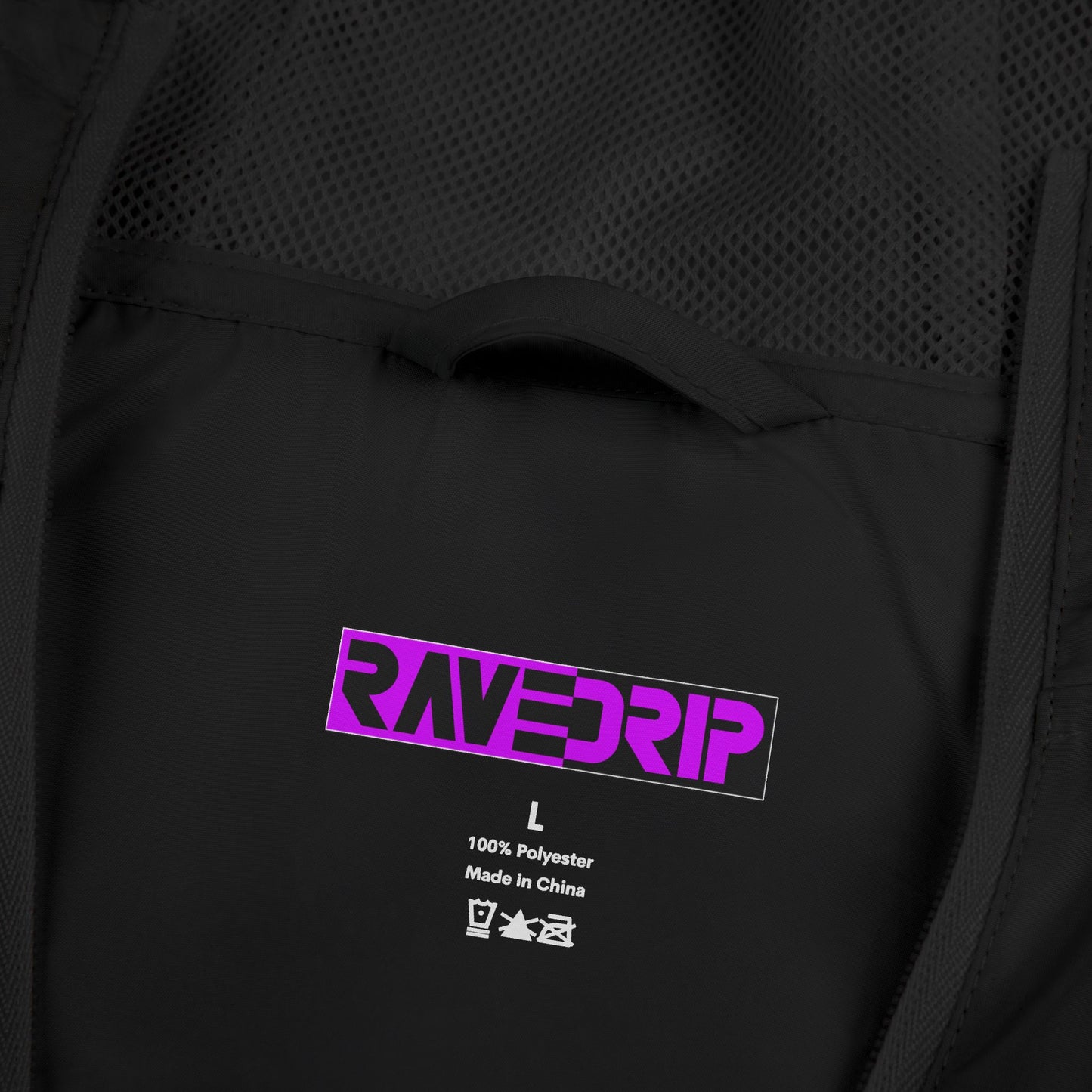 Rave Drip Men’s Full-Zip Windbreaker Jacket – Lightweight Streetwear Layer