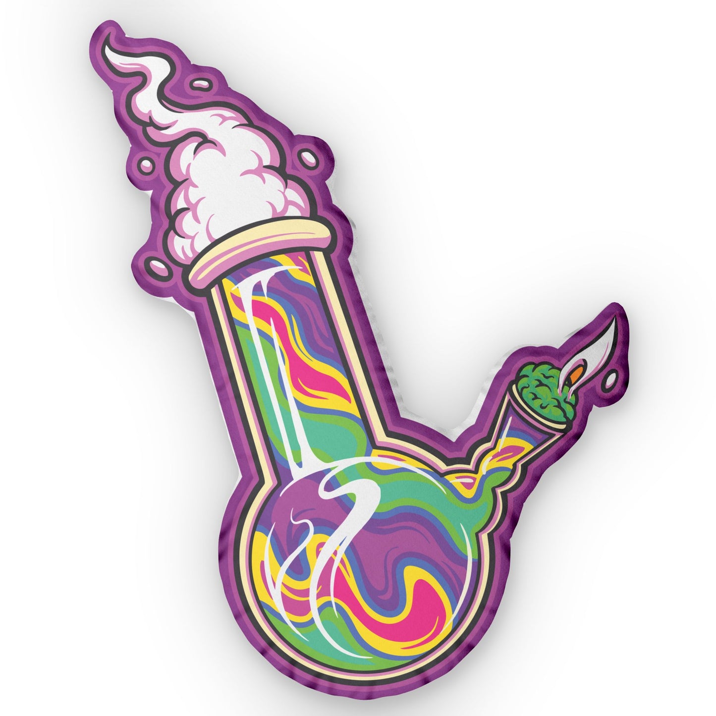 Colorful Bong Shaped Pillow