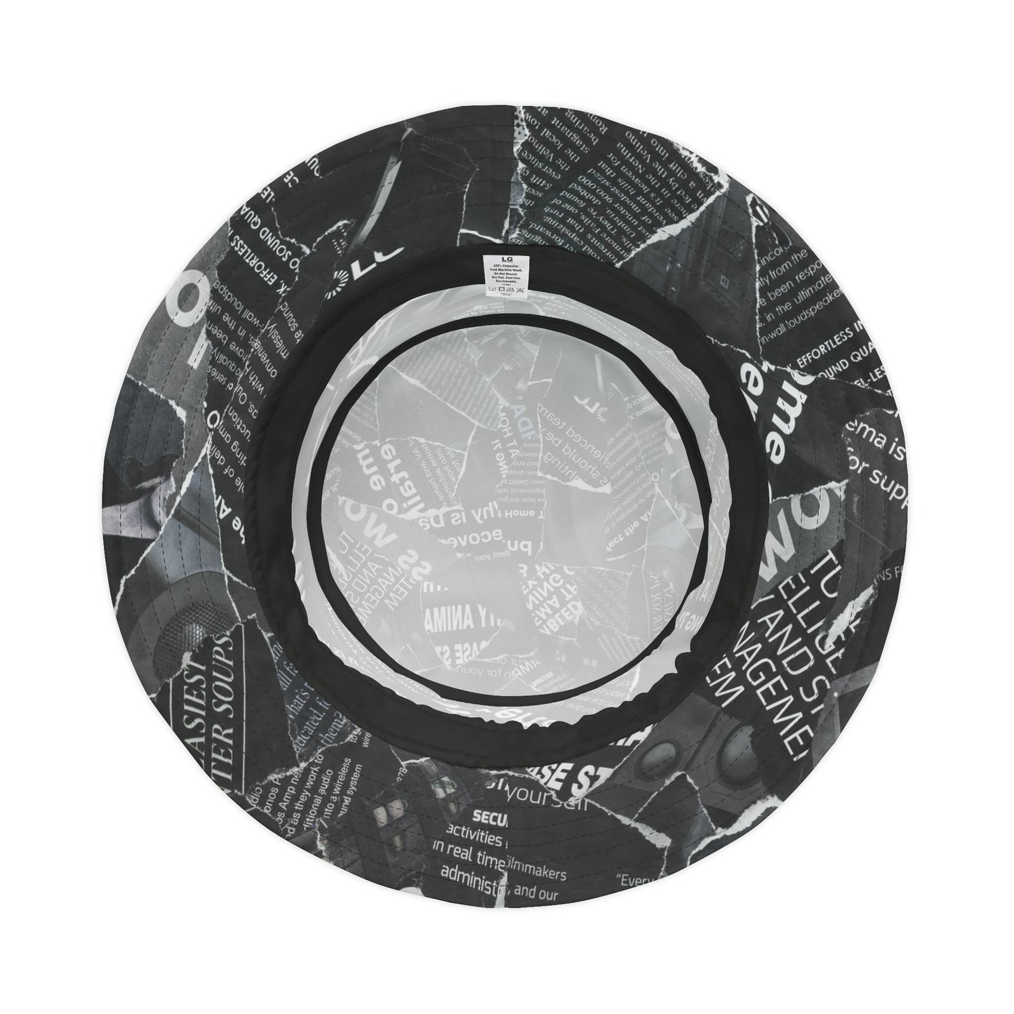 Black Magazine Bucket Hat