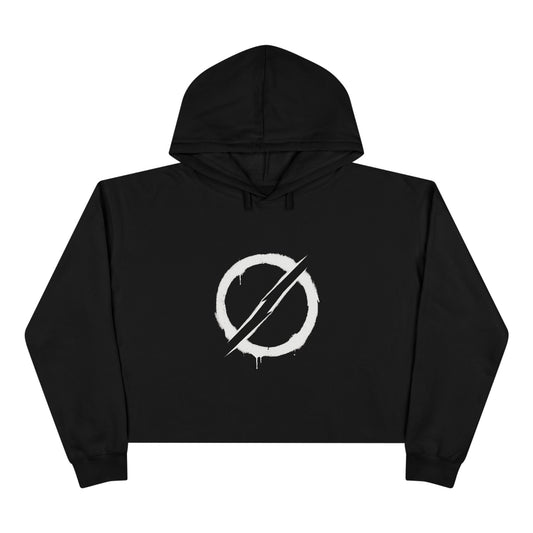 RAVEDRIP The Deviant Cropped Heavy Knit Hoodie