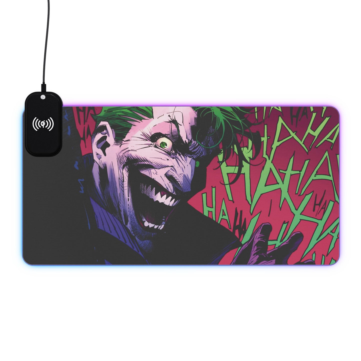 Joker 15W Wireless Charging LED Gaming Mouse Pad