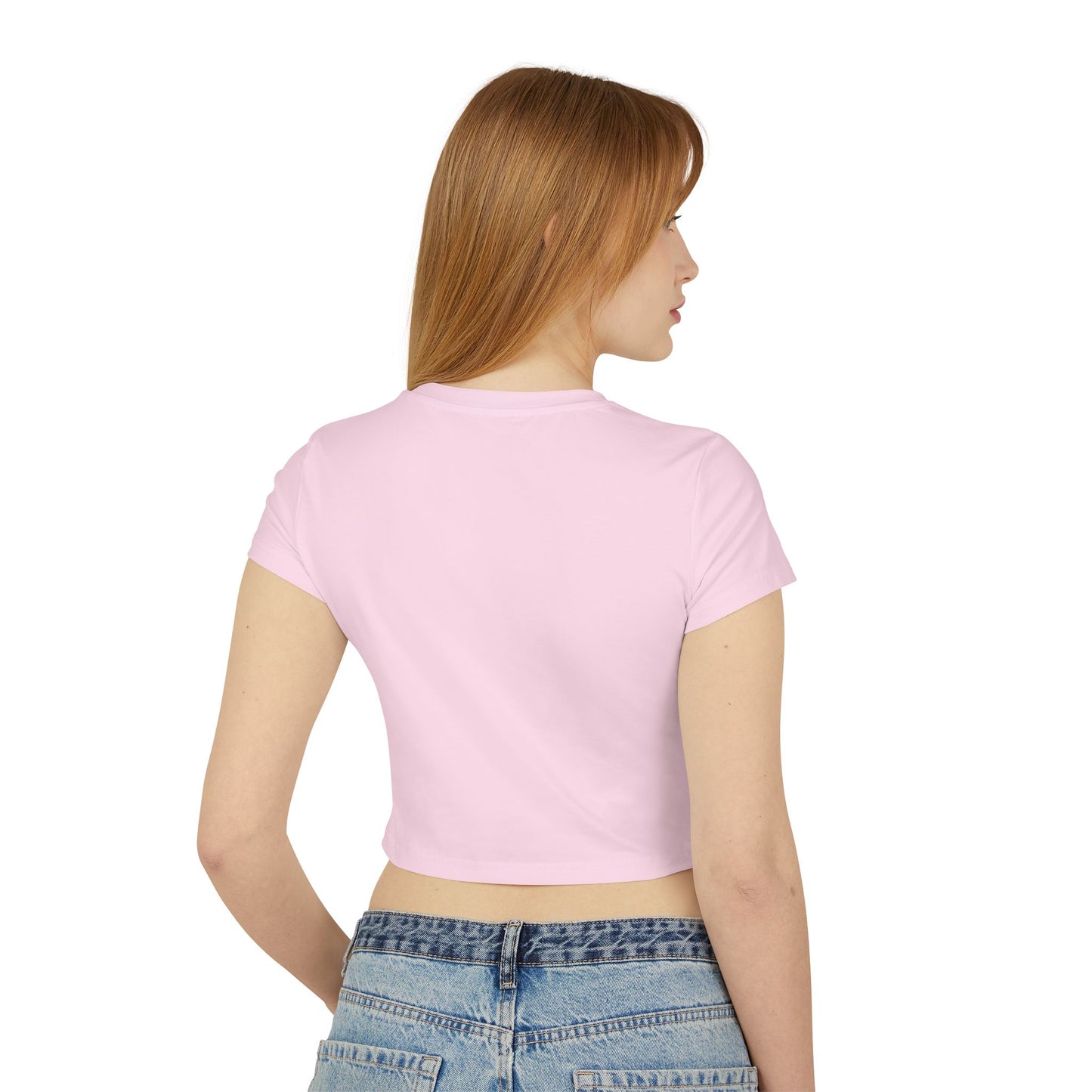 Stop Copying Me - Women's Crop Top made of 100% Organic Cotton