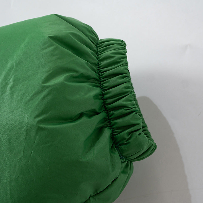 Dark Green Puffer Jacket for Women