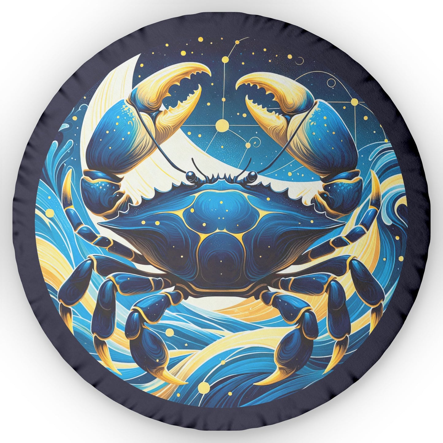 Cancer Starry Night Shaped Pillow