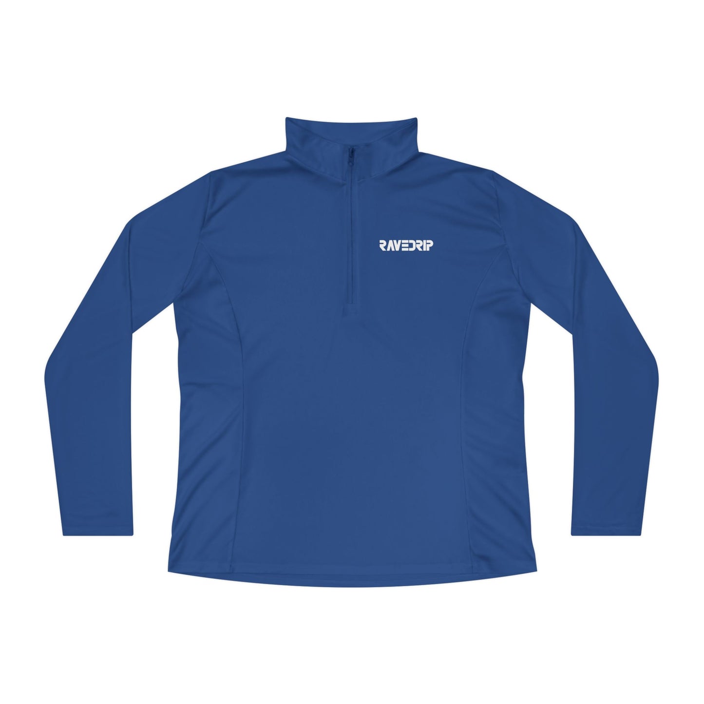 Rave Drip Blue Women’s Quarter-Zip Pullover – Lightweight Activewear Top