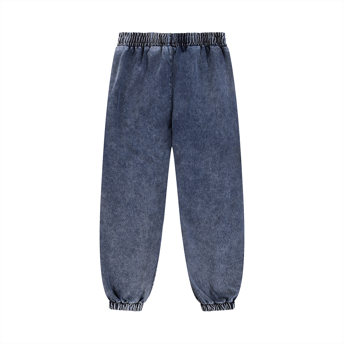 RAVEDRIP snow wash oversized jogged sweatpants back flat lay