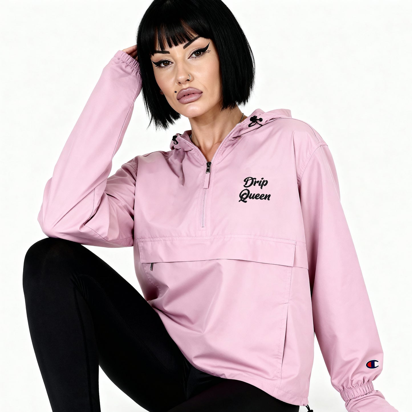 Champion Packable Anorak Jacket - Drip Queen Stylish Comfort