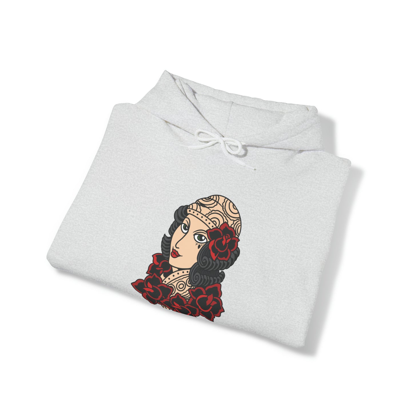 Rose Girl Unisex Heavy Blend Hoodie