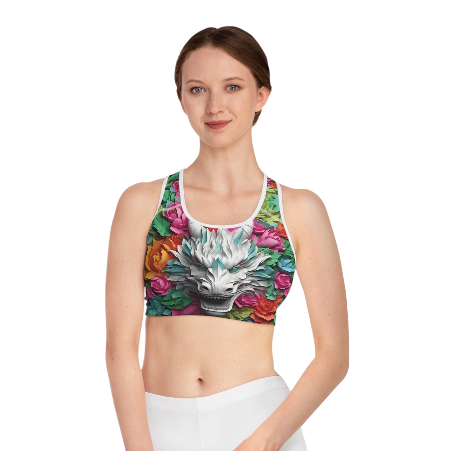 White Dragon Sports Bra