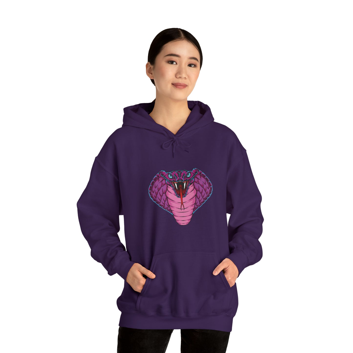 Purple Cobra Unisex Heavy Blend Hoodie