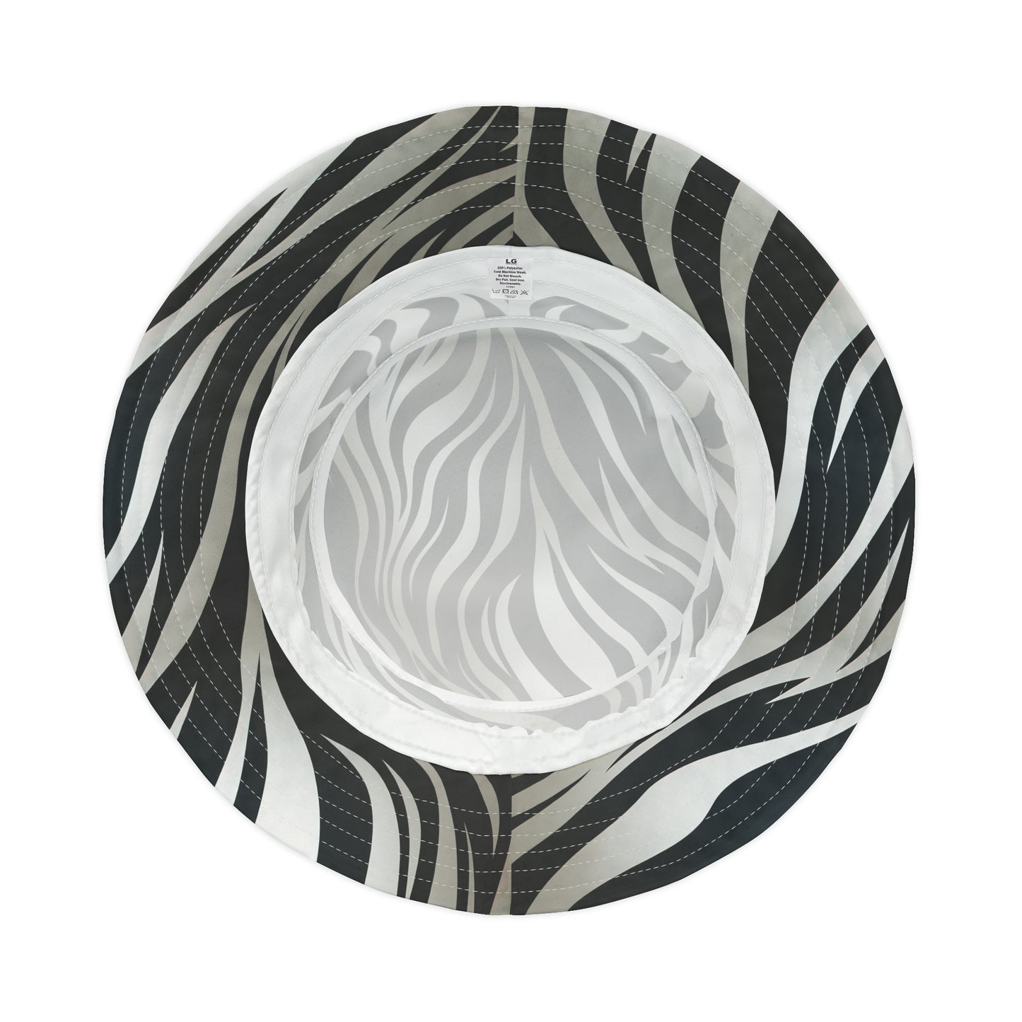 Zebra Pattern Bucket Hat