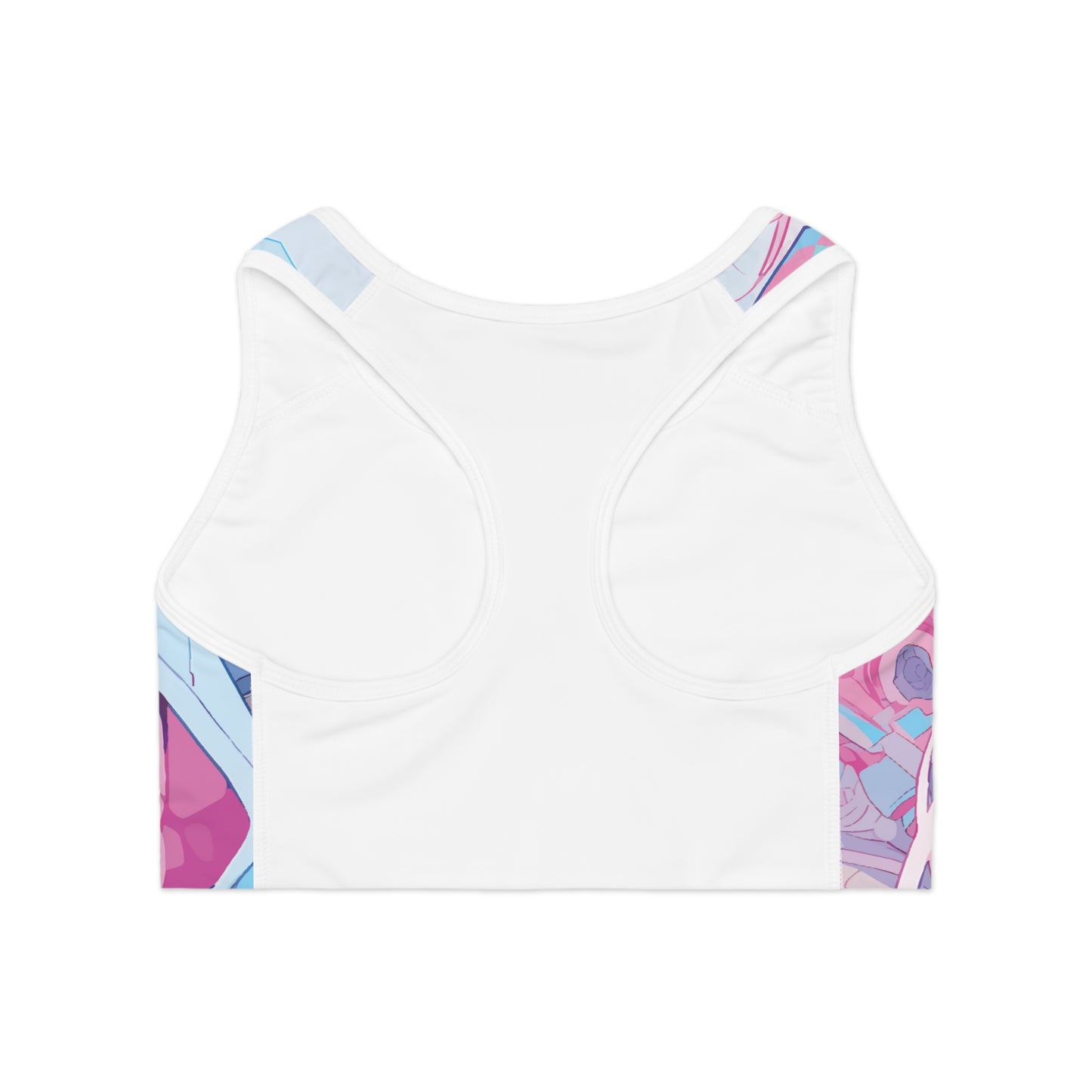 Futuristic Anime Girl Sports Bra