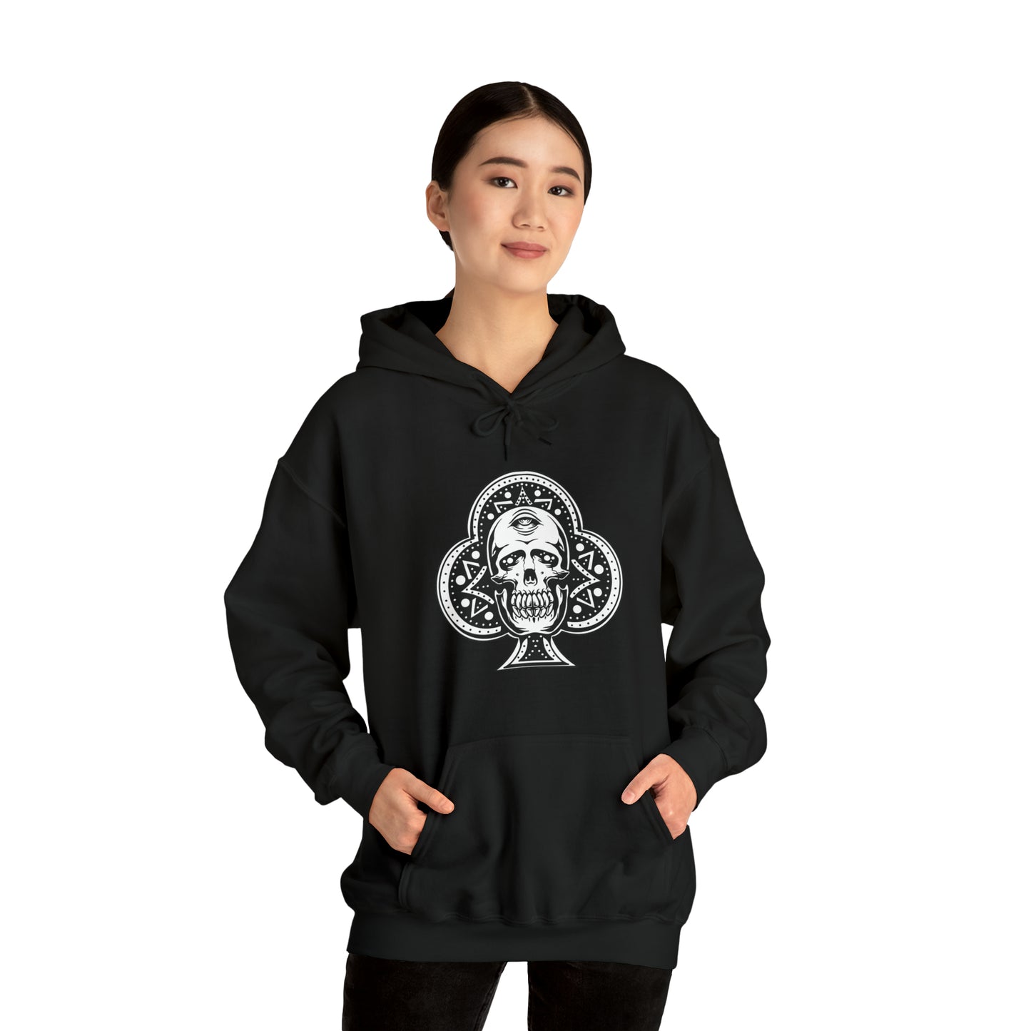 Skull Of Clubs Unisex Heavy Blend Hoodie