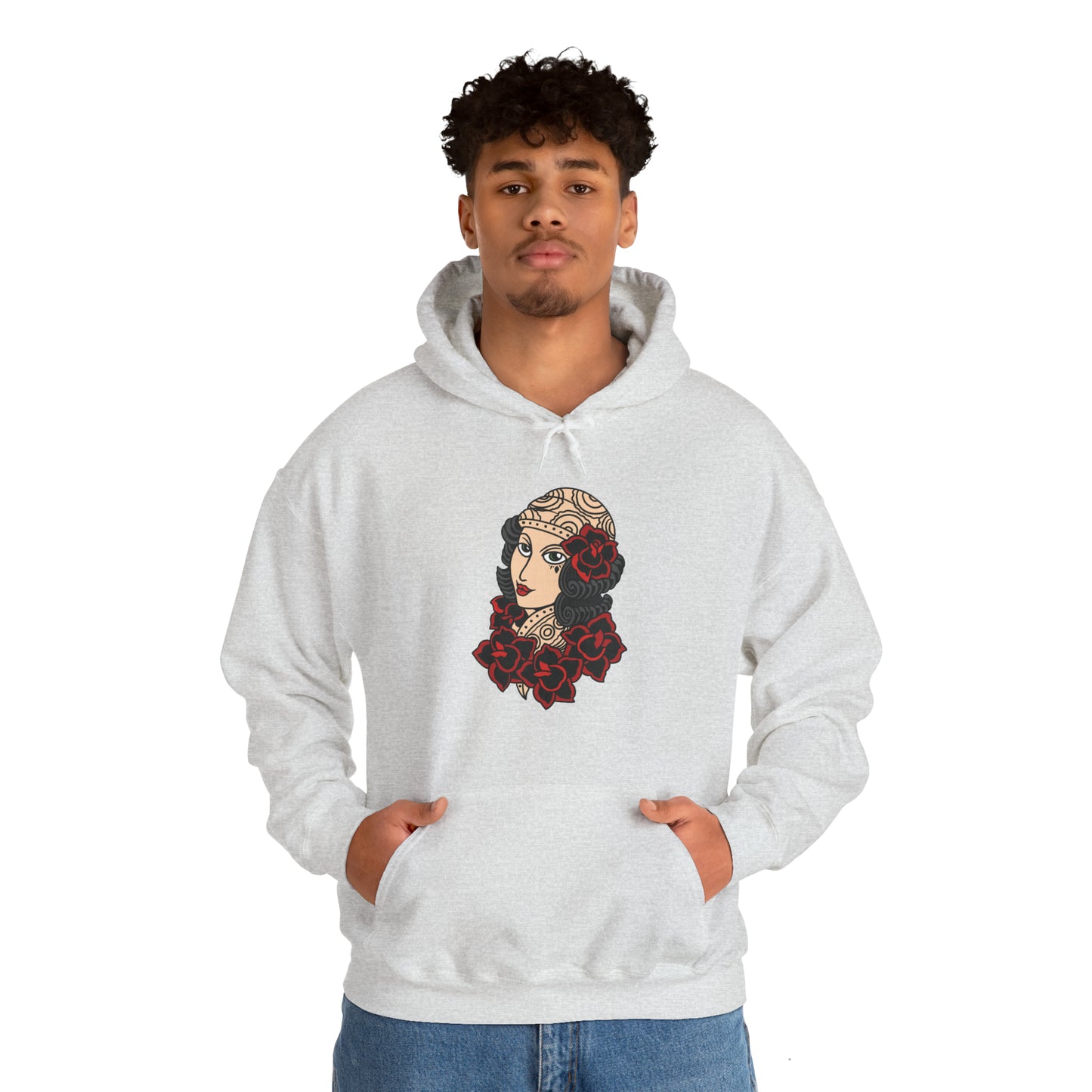 Rose Girl Unisex Heavy Blend Hoodie