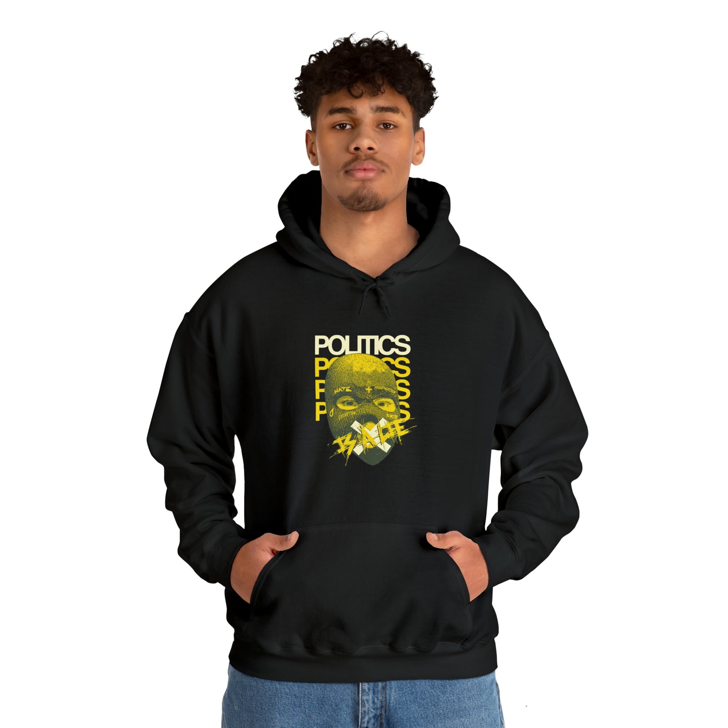 Politics Street Style Unisex Heavy Blend Hoodie