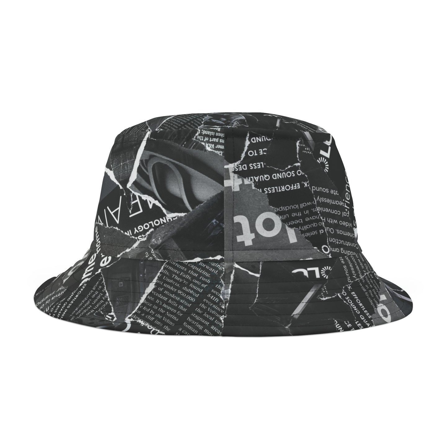 Black Magazine Bucket Hat