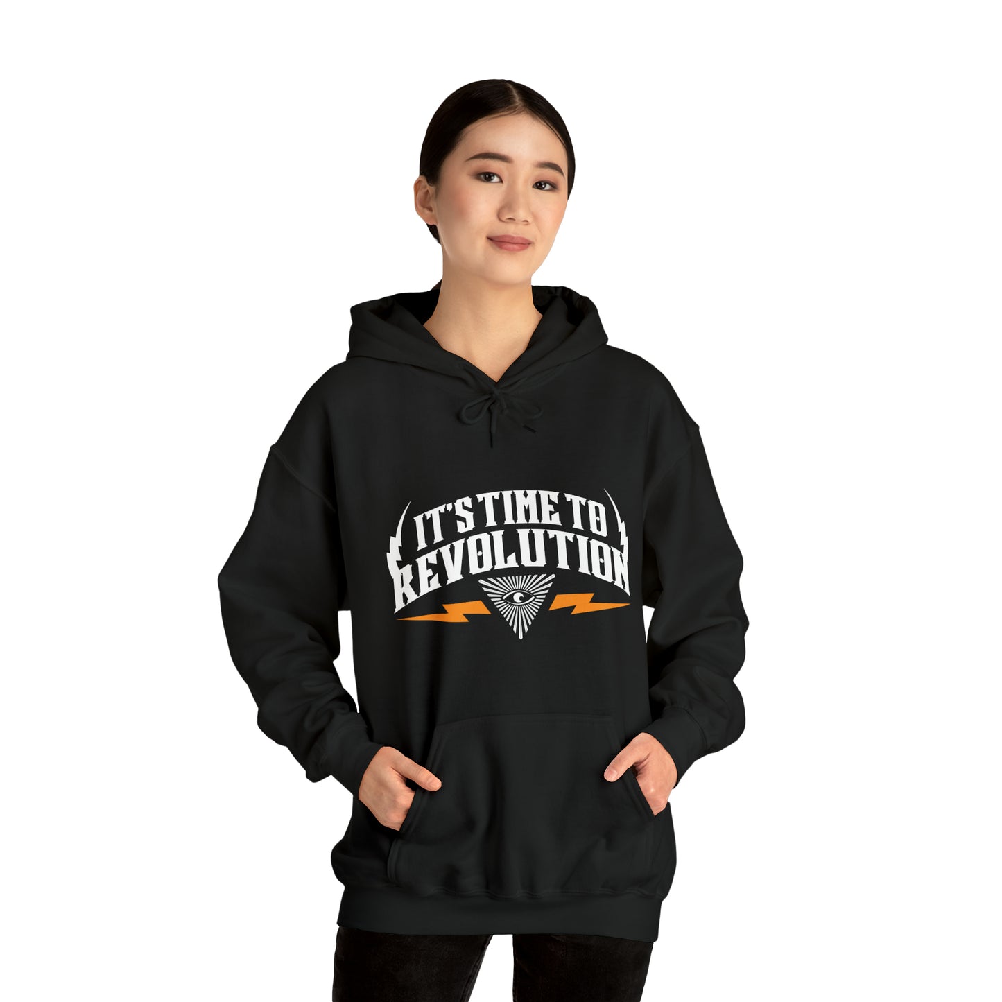 It's Time To Revolution Unisex Heavy Blend Hoodie