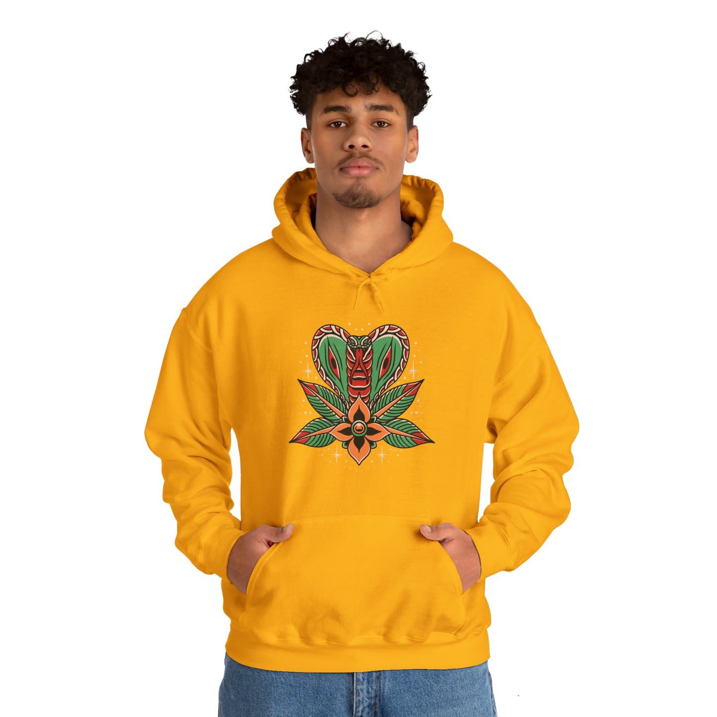 Green Cobra Unisex Heavy Blend Hoodie