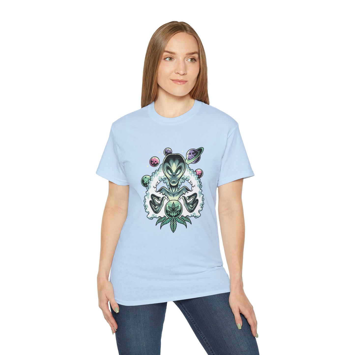 Alien Canna World Unisex Ultra Cotton Tee