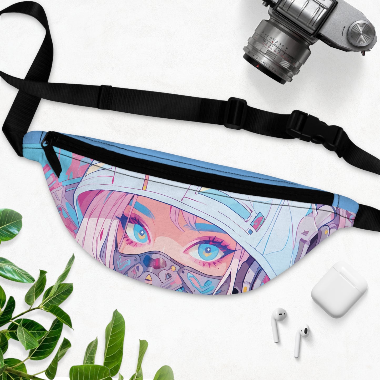 Anime Girl Eyes Fanny Pack