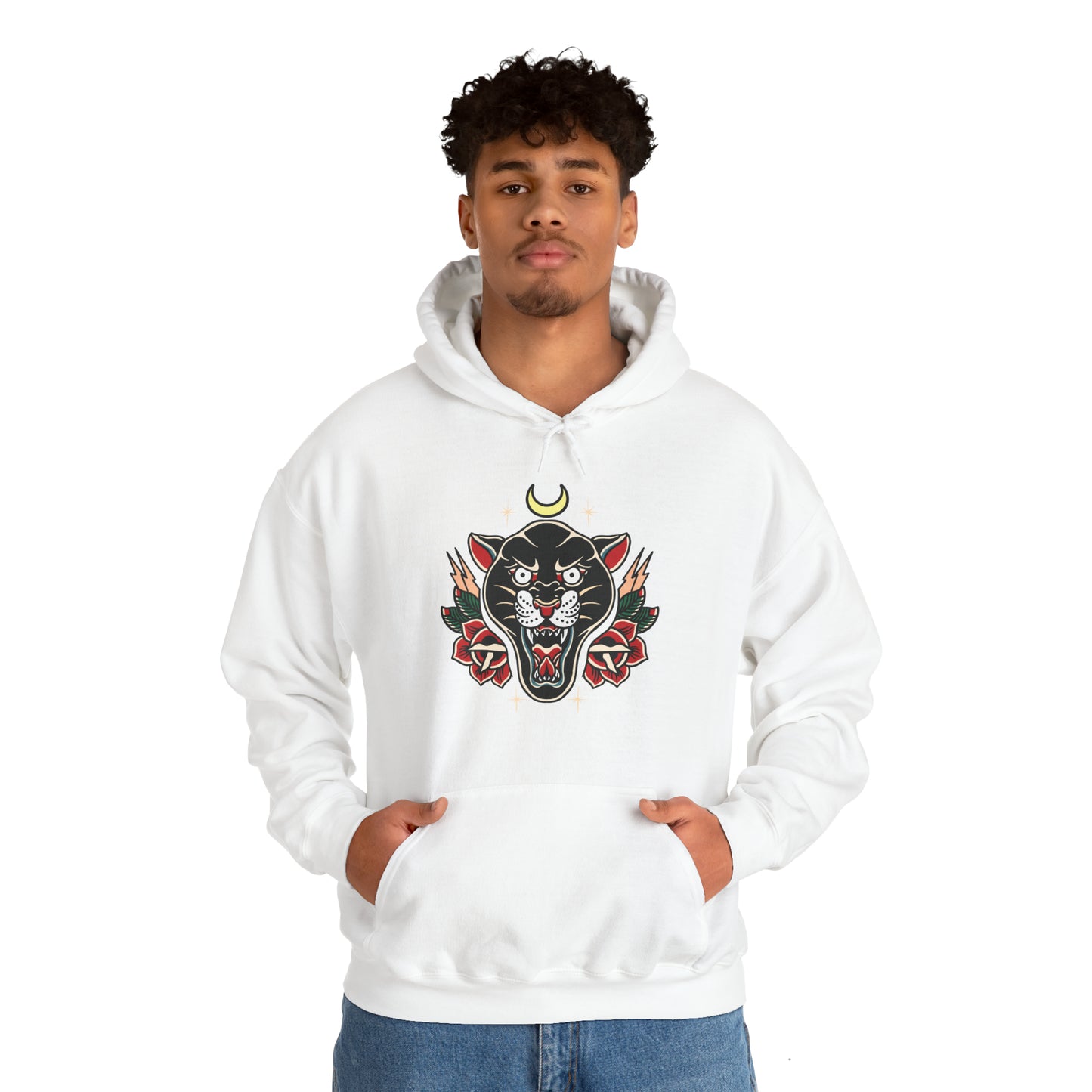 Roses Panther Unisex Heavy Blend Hoodie