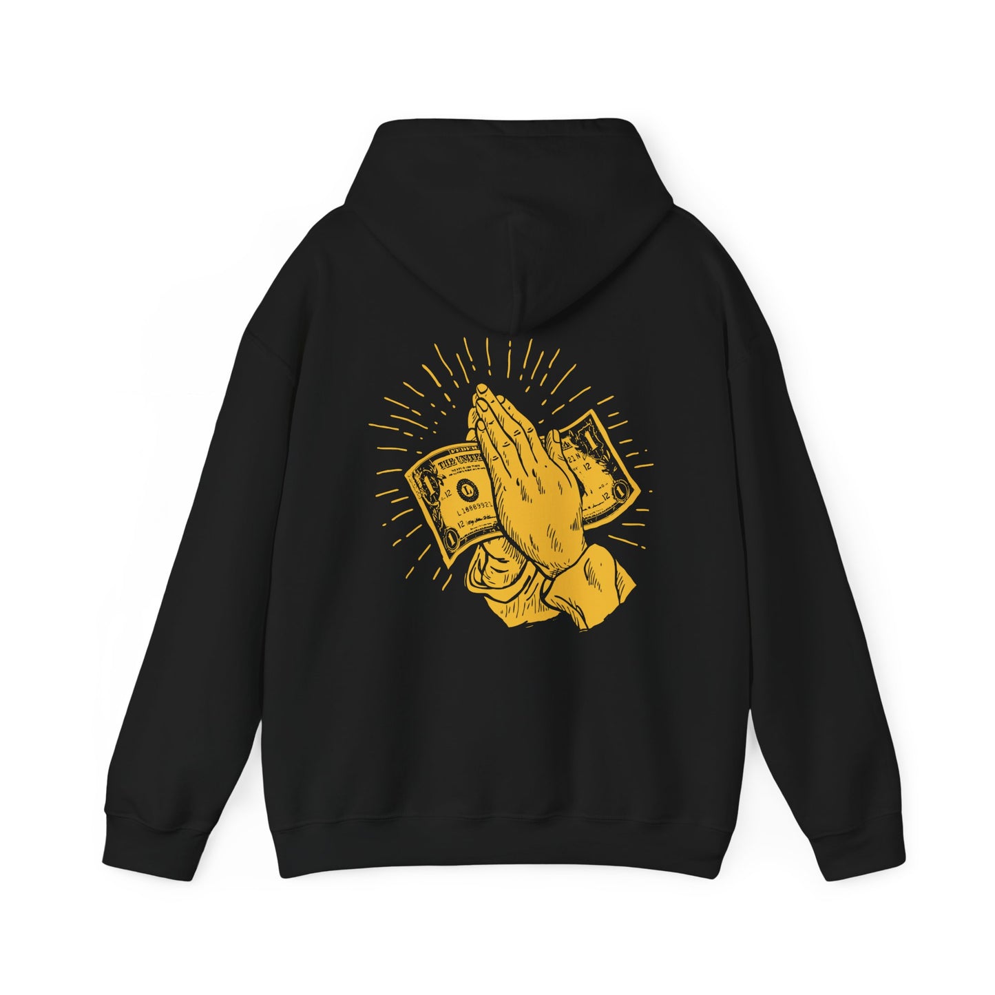 Money In My Mind Praying Hands Unisex Heavy Blend Hoodie