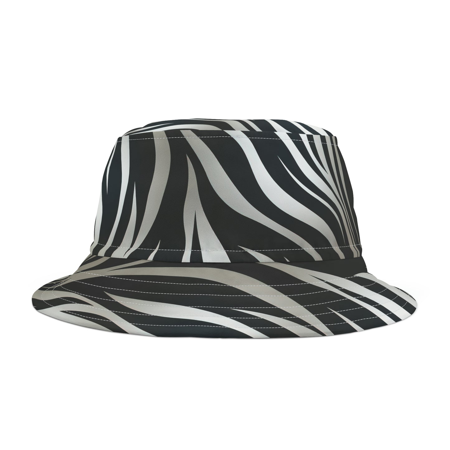 Zebra Pattern Bucket Hat