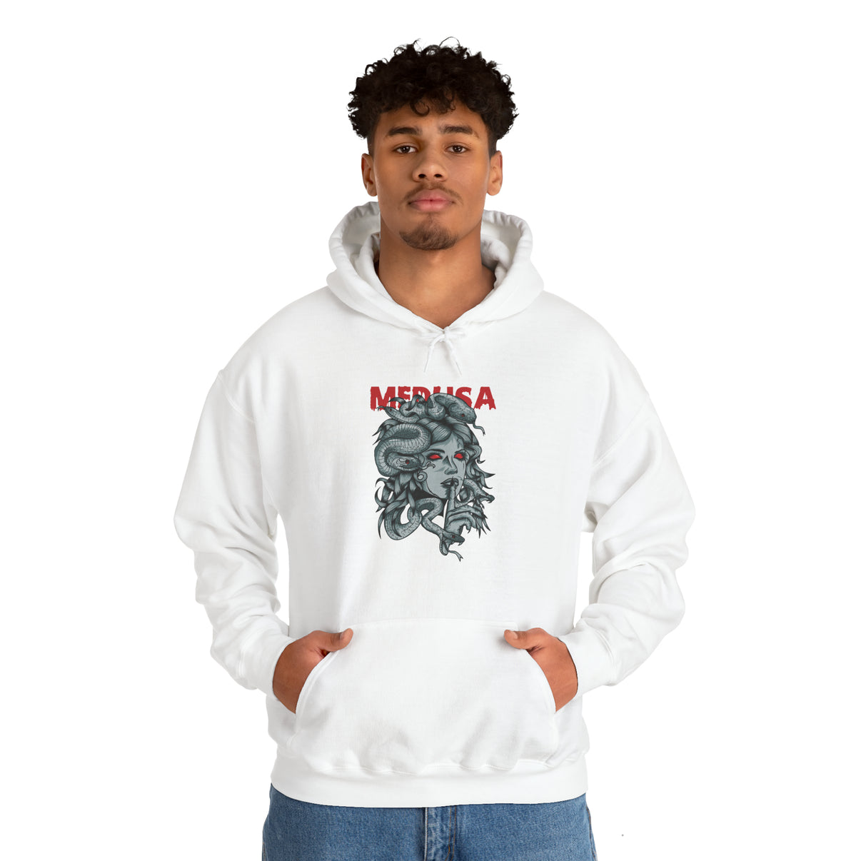 Medusa Unisex Heavy Blend Hoodie | Rave Drip