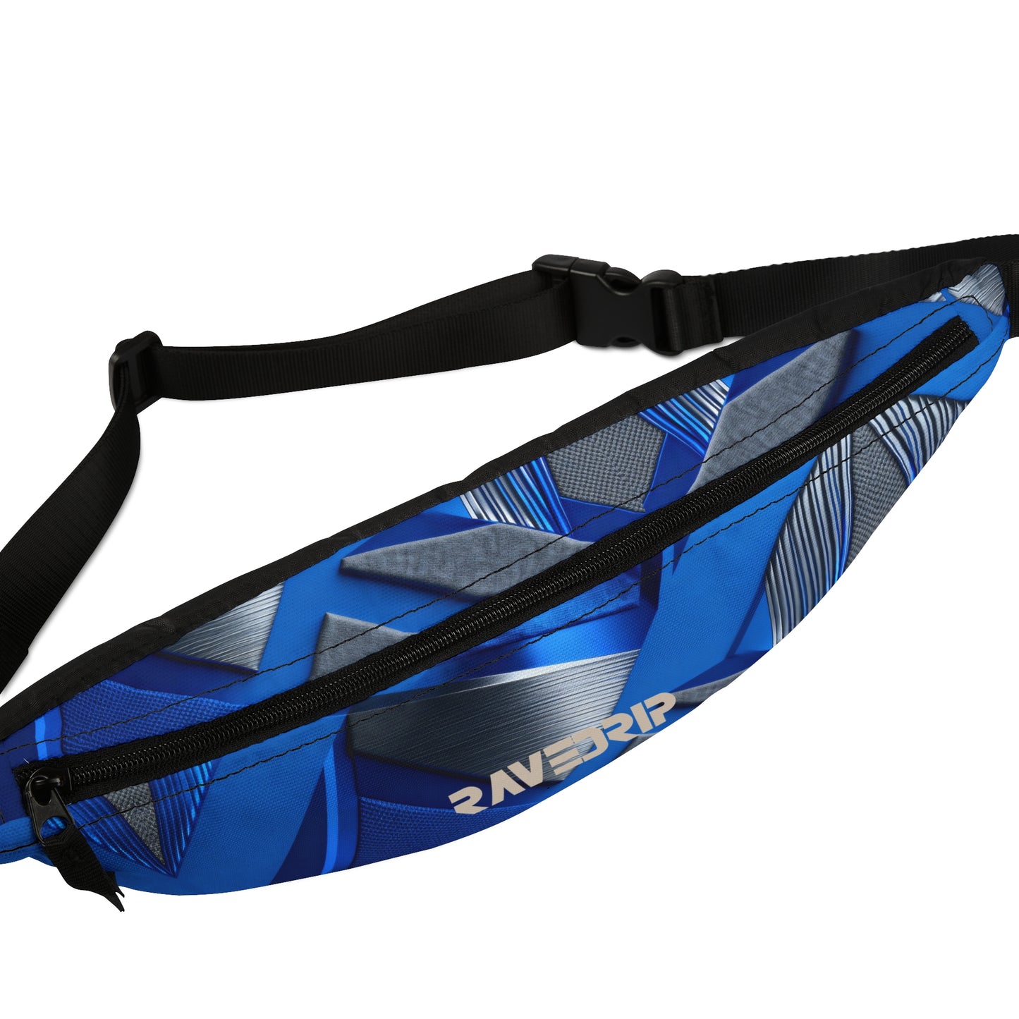 Dynamic Blue Fanny Pack by Rave Drip