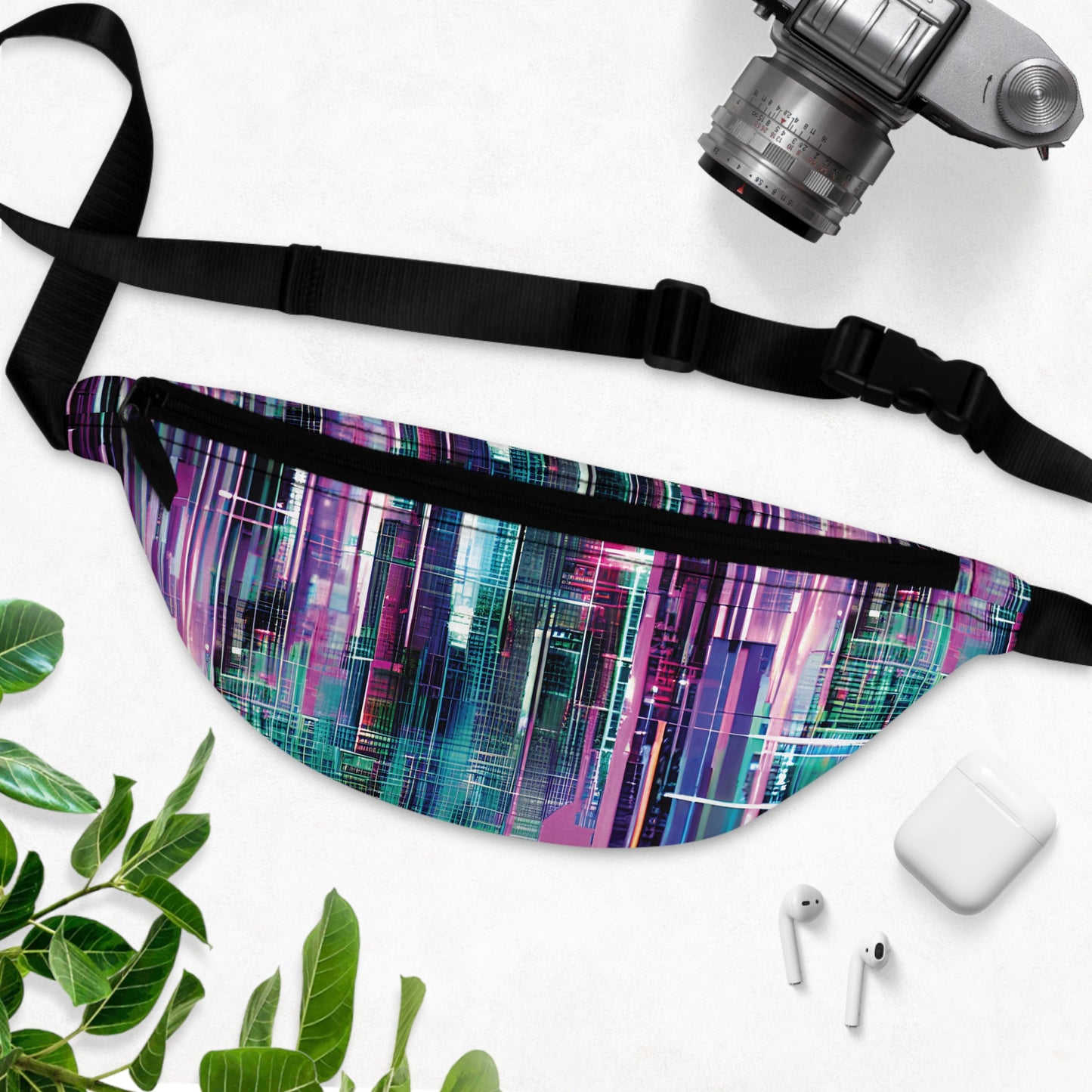 Colorful Abstract Pattern Fanny Pack