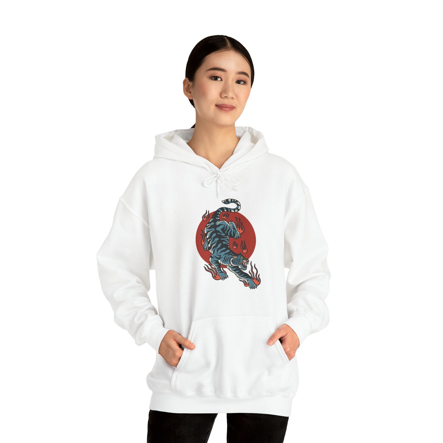 Oriental Tiger Unisex Heavy Blend Hoodie