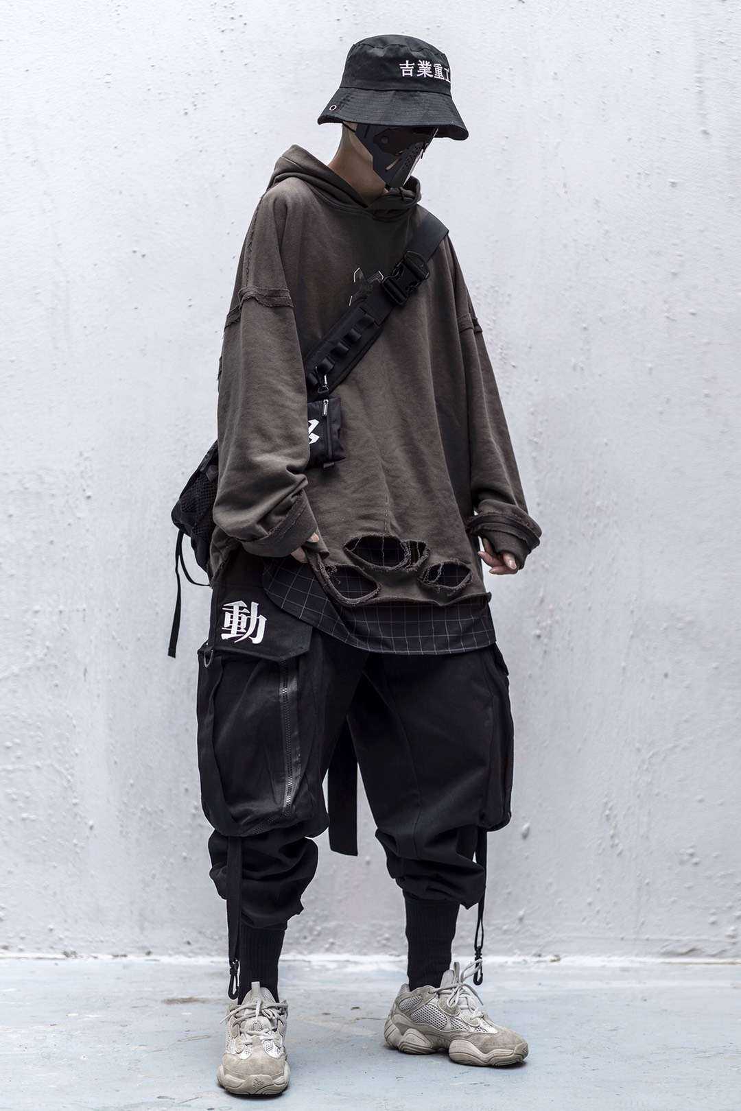 Japanese Techwear Cargo Pants for Men