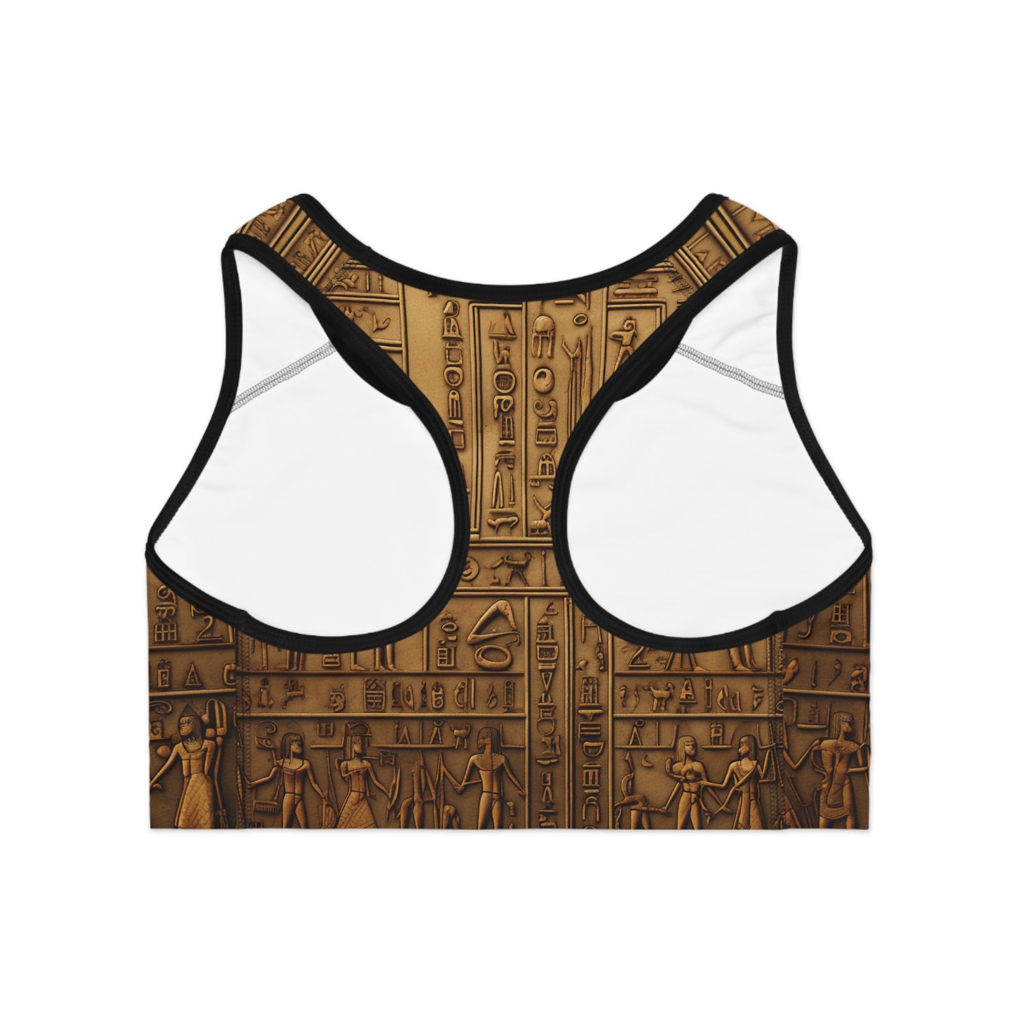 Egyptian Pattern Sports Bra