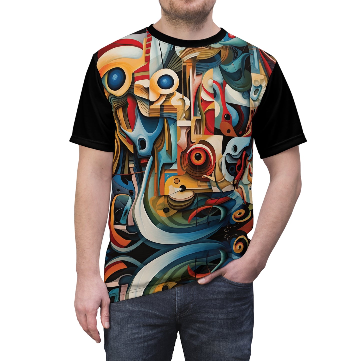 Colorful Surreal Pattern T-Shirt