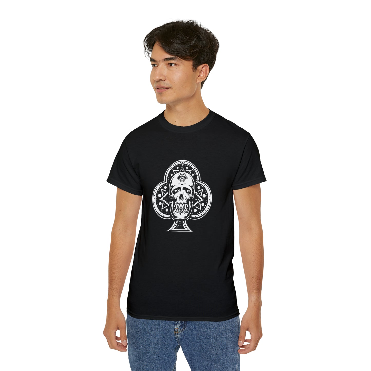 Skull Of Clubs Unisex Ultra Cotton Tee