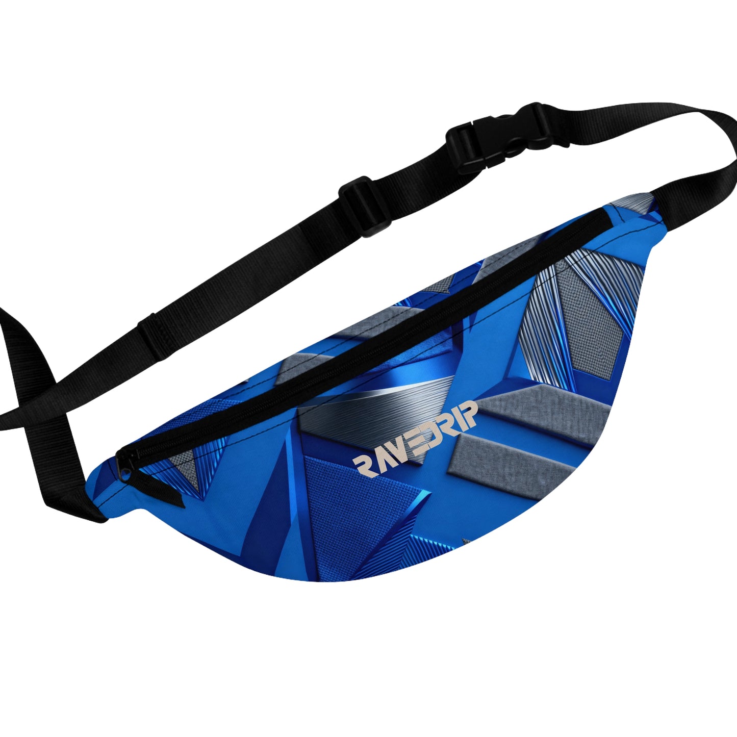 Dynamic Blue Fanny Pack by Rave Drip