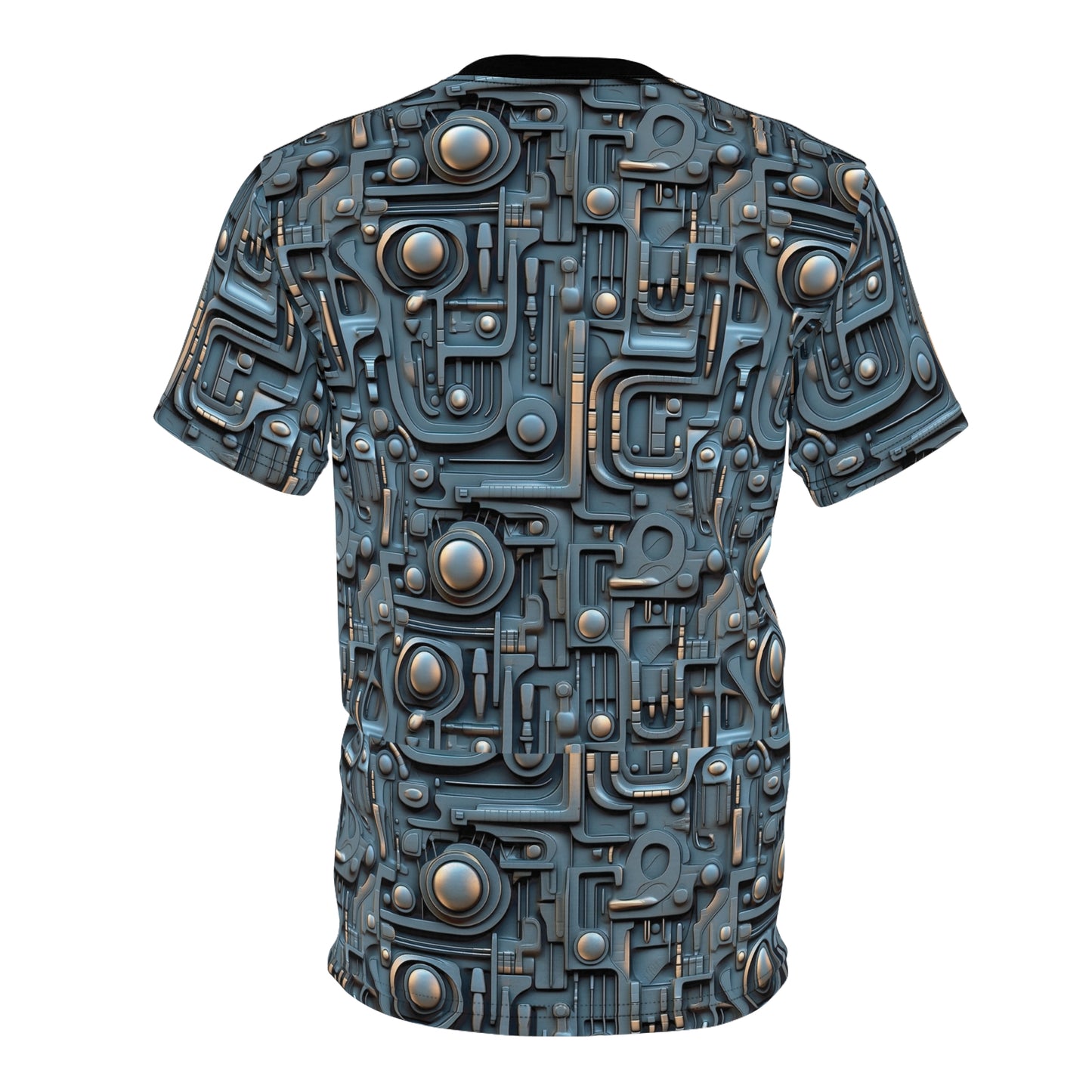 3D Futuristic Pattern T-Shirt