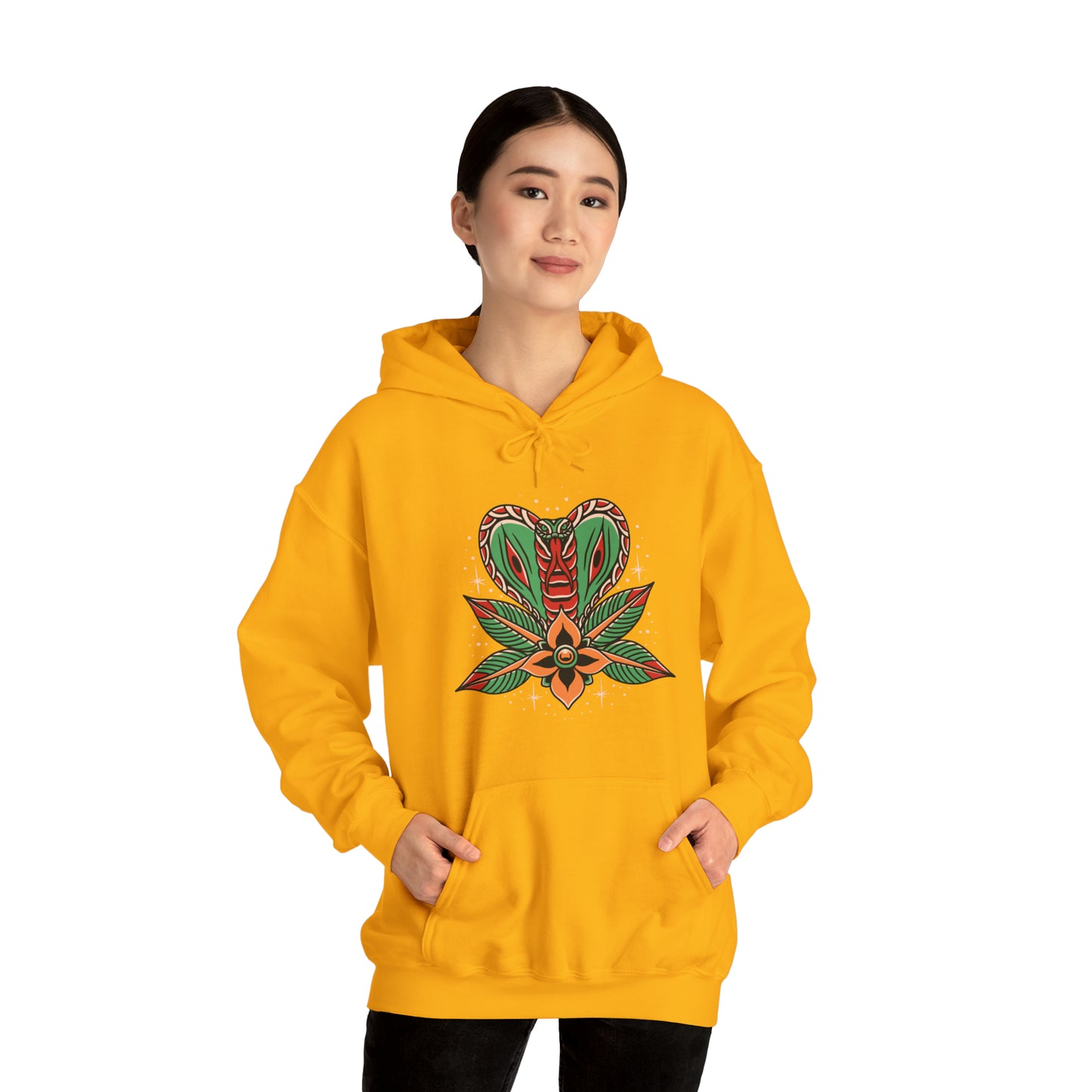 Green Cobra Unisex Heavy Blend Hoodie