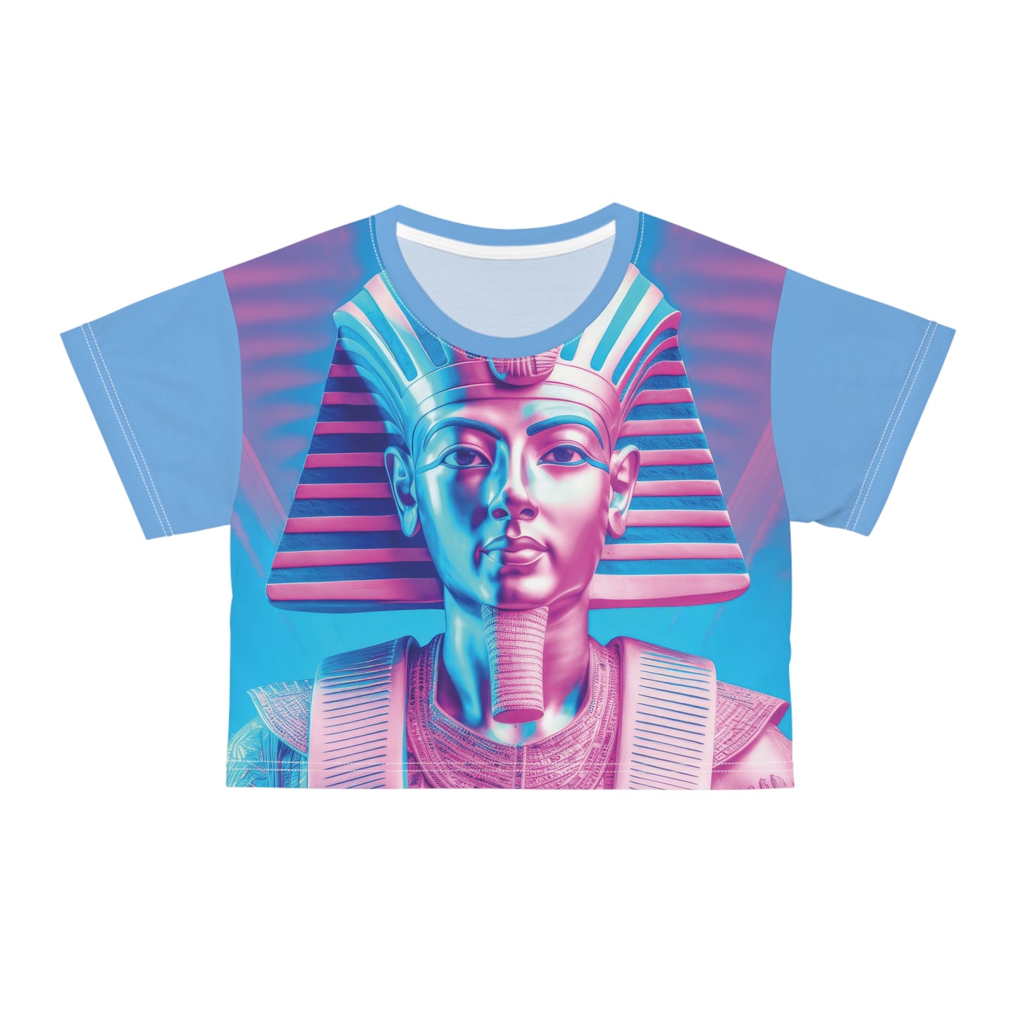 Vaporwave Tut Crop Tee