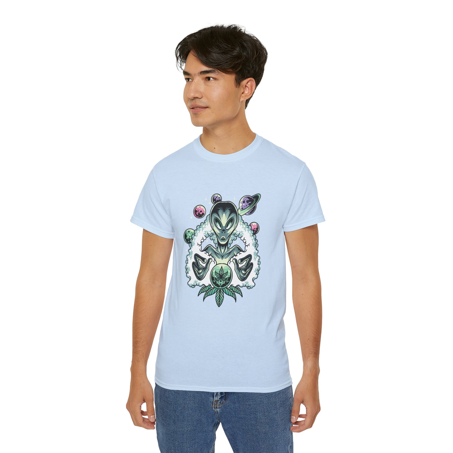 Alien Canna World Unisex Ultra Cotton Tee