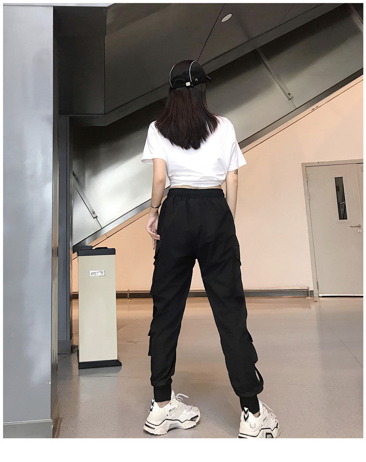 Black Cargo Pants for Women