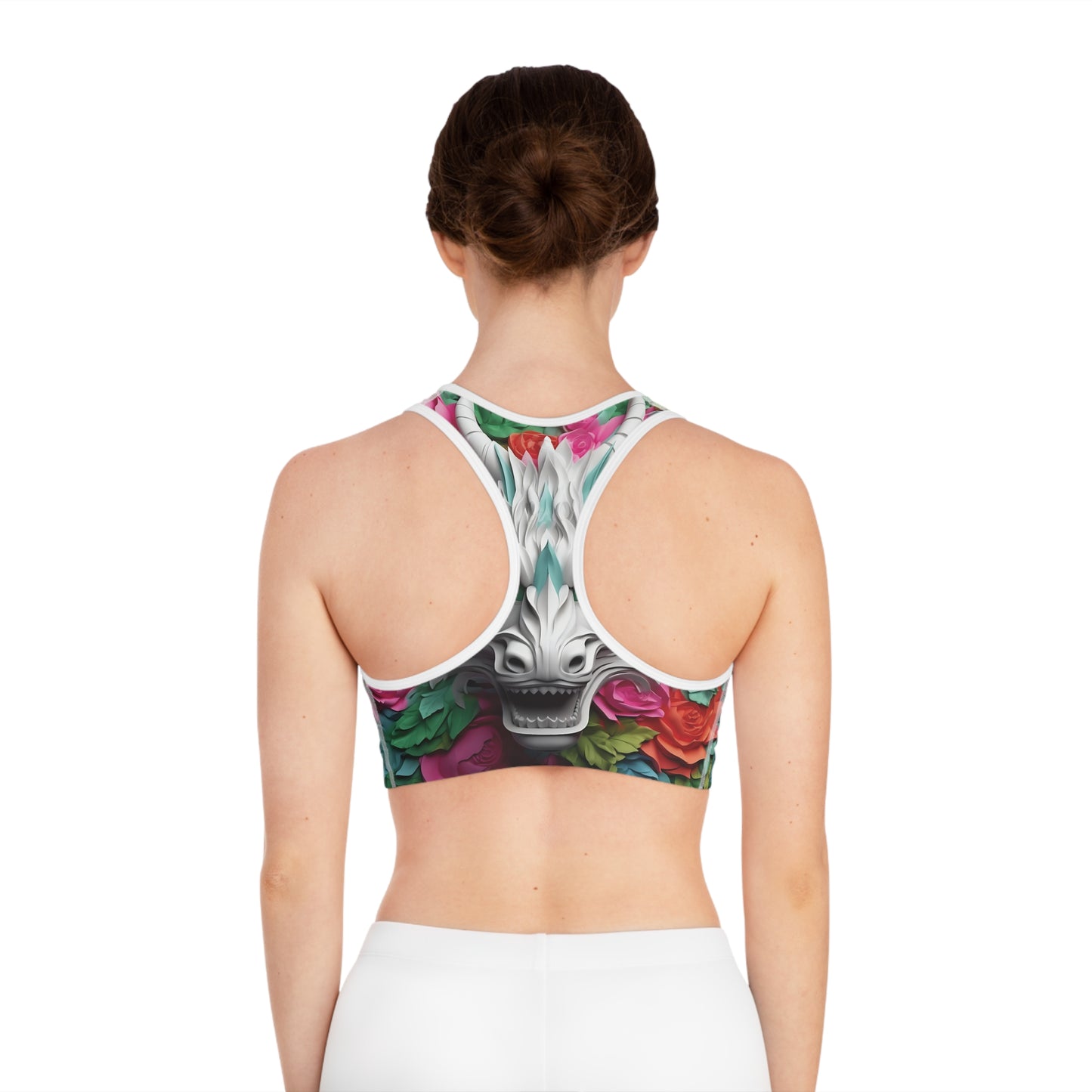 White Dragon Sports Bra