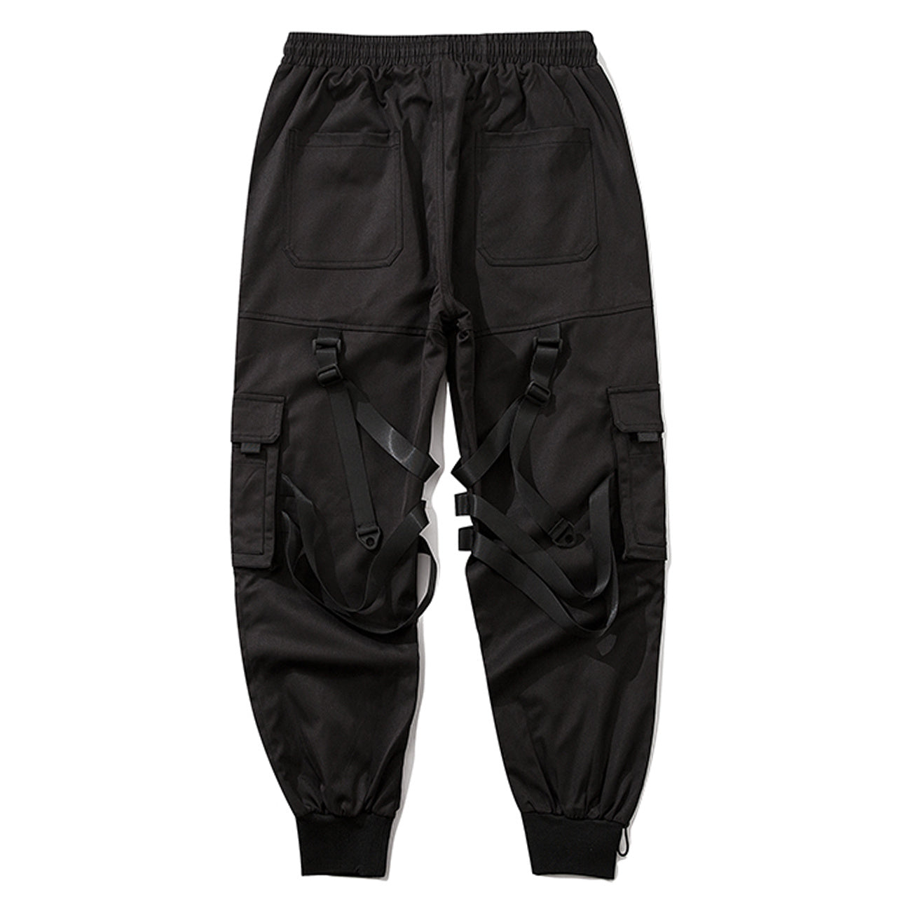 Black Techwear Multi-Pocket Wind Pants – Utility, Streetwear & Tactical