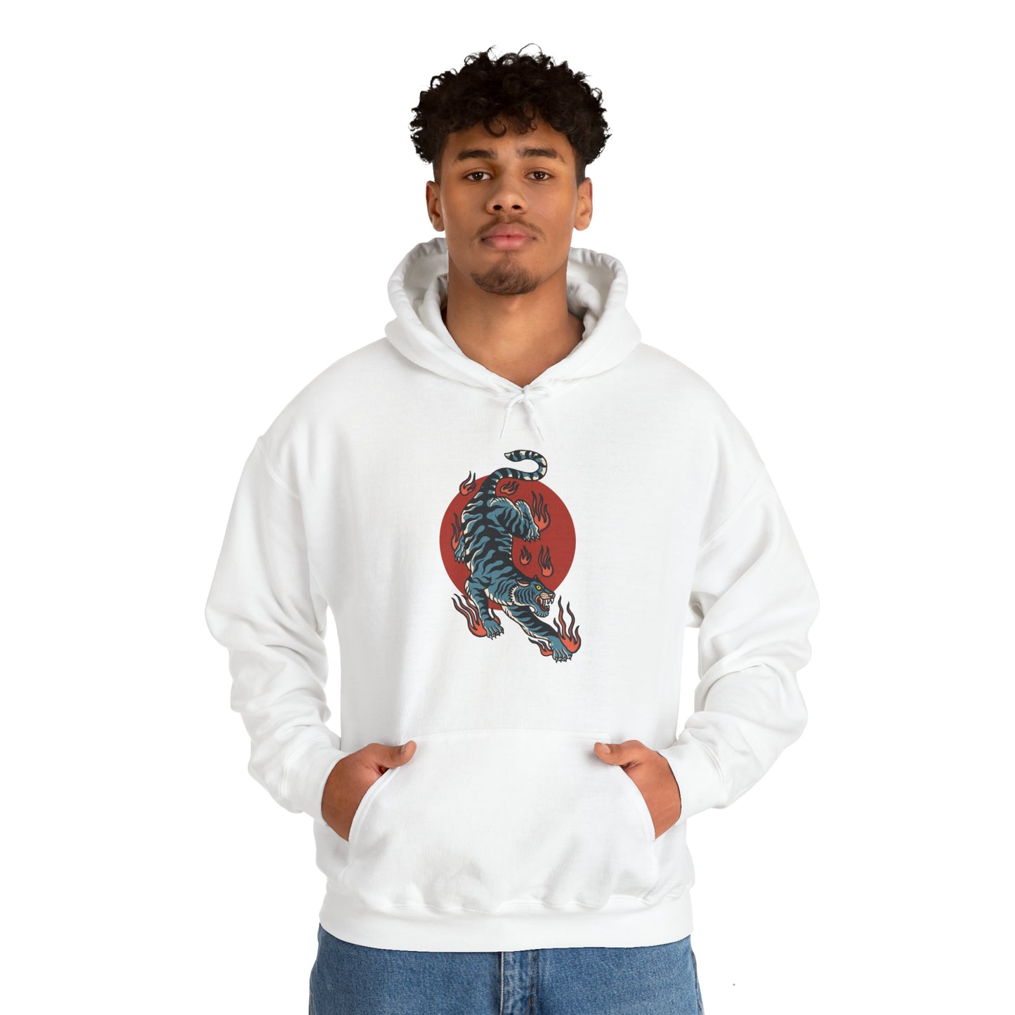 Oriental Tiger Unisex Heavy Blend Hoodie