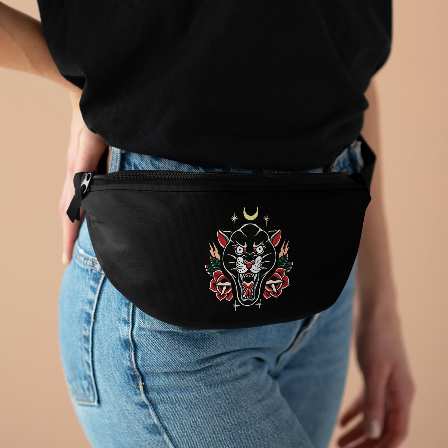 Rose Panther Fanny Pack