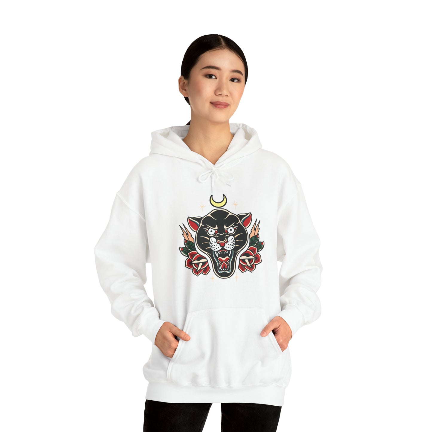 Roses Panther Unisex Heavy Blend Hoodie