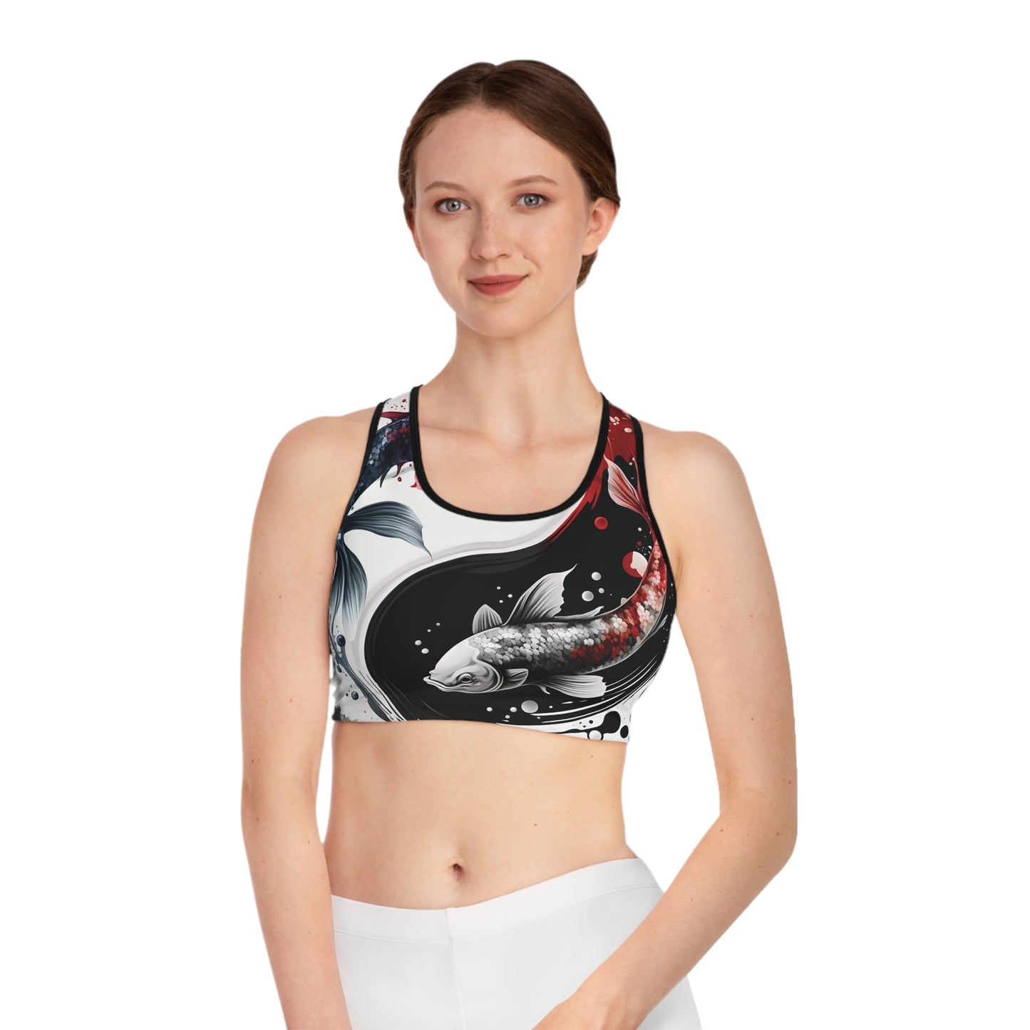 Koi Fish Sports Bra